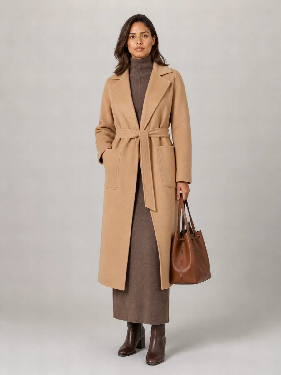 Max Mara camel hair fitted jacket