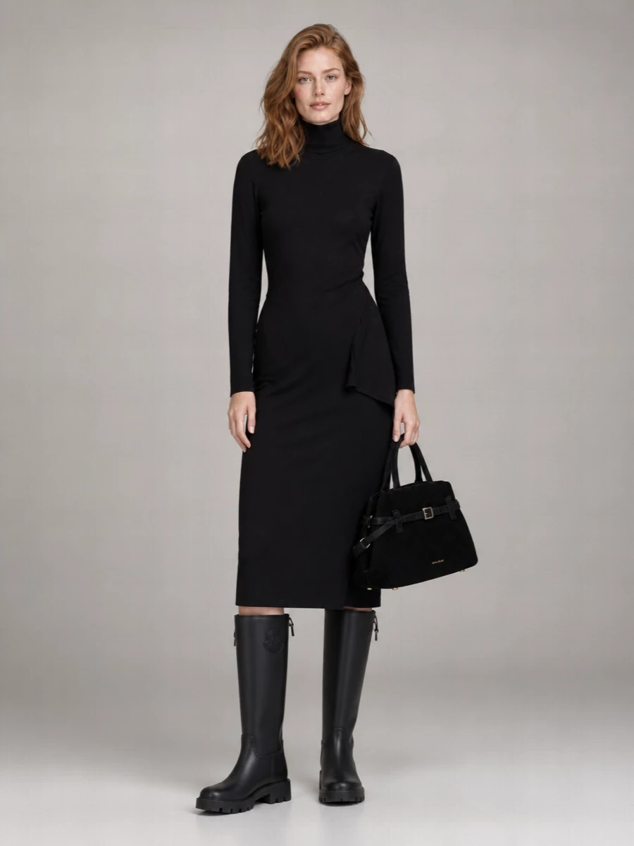 Manu Atelier Leather Shoulder Bag