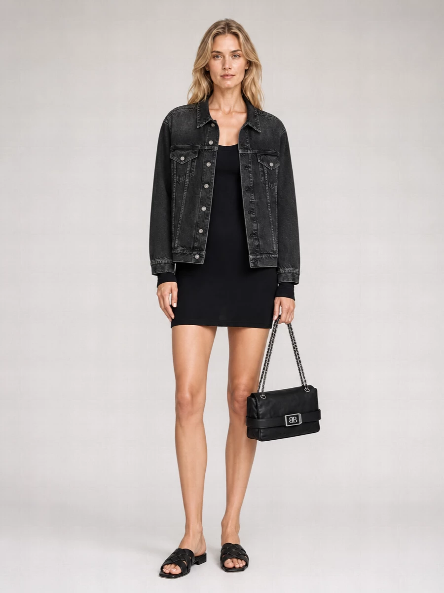 Saint Laurent Oversized Denim Jacket