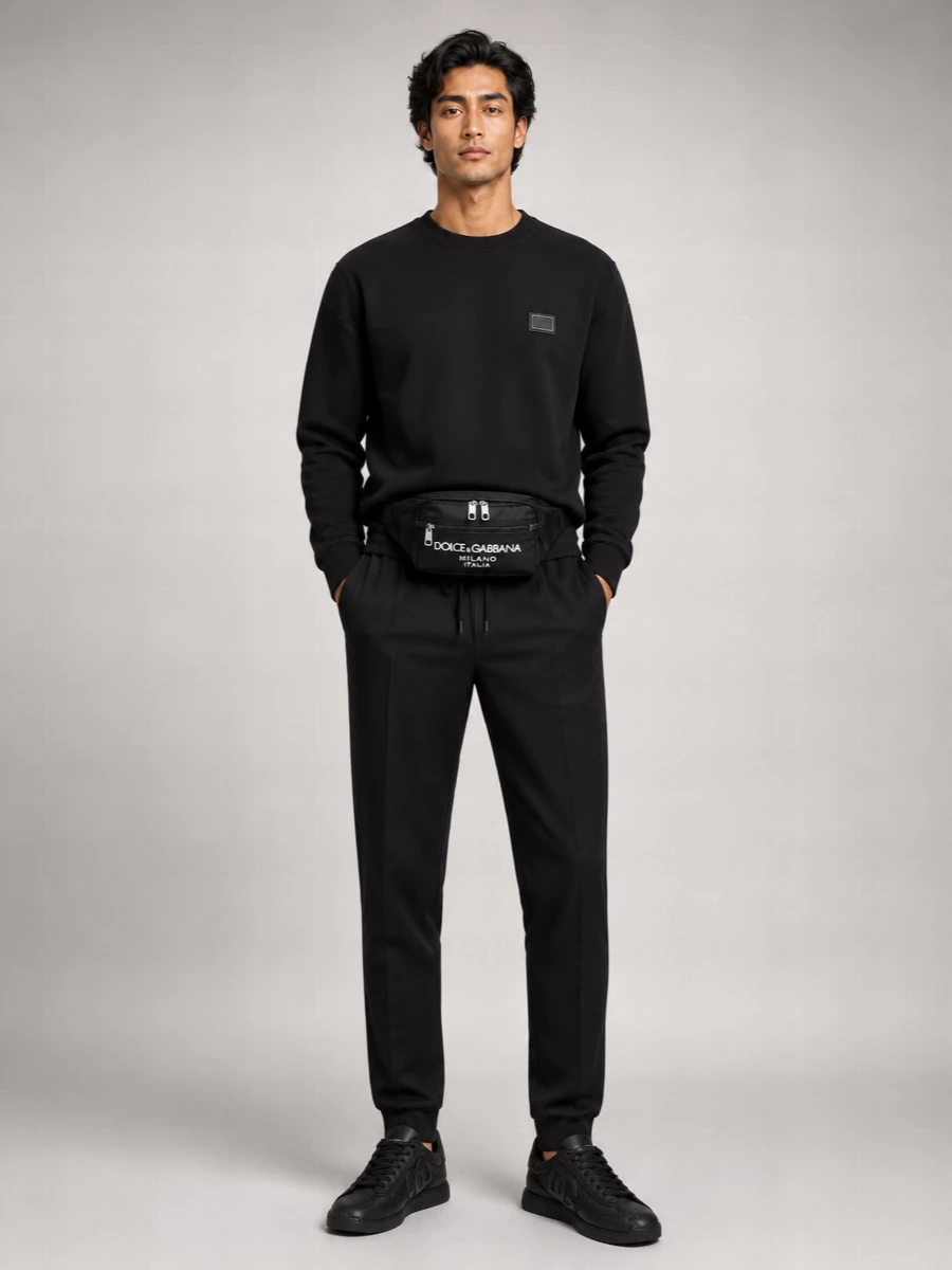Dolce&Gabbana Leather Low-Top Sneakers
