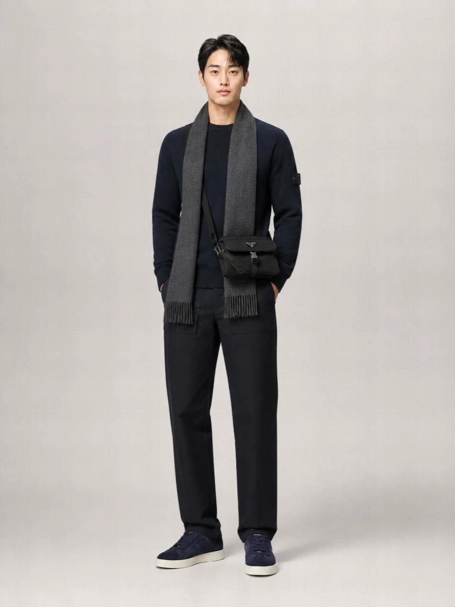 Stone Island Cashmere Crew Neck Sweater