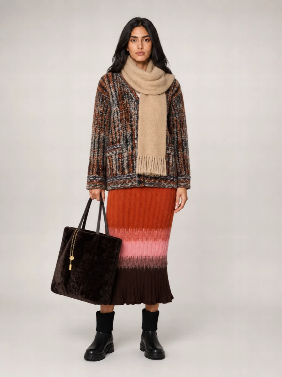 Missoni Bouclé Wool Cashmere Cardigan