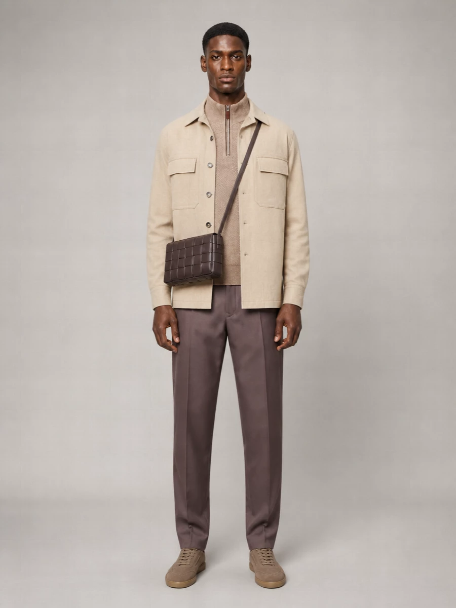Zegna Cashmere Overshirt Jacket