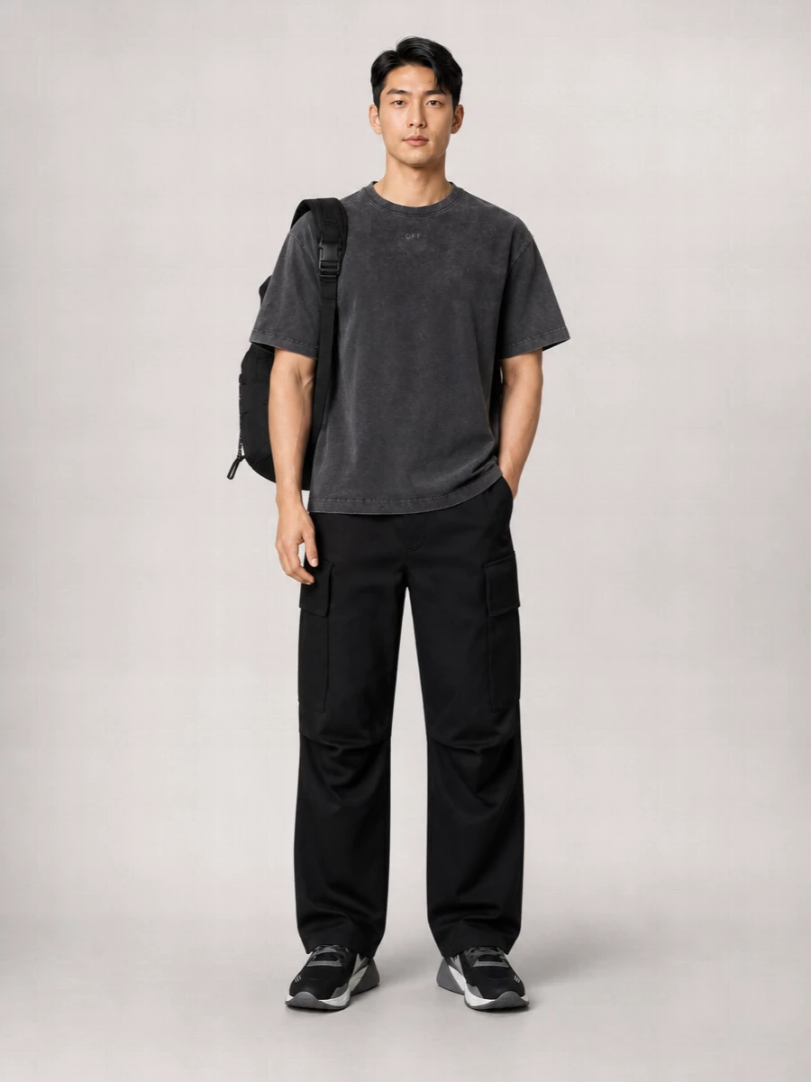 Off-White Short-Sleeve T-Shirt