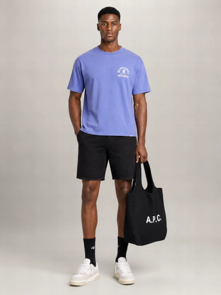 Represent Cotton Ribbed Crew-Neck T-Shirt