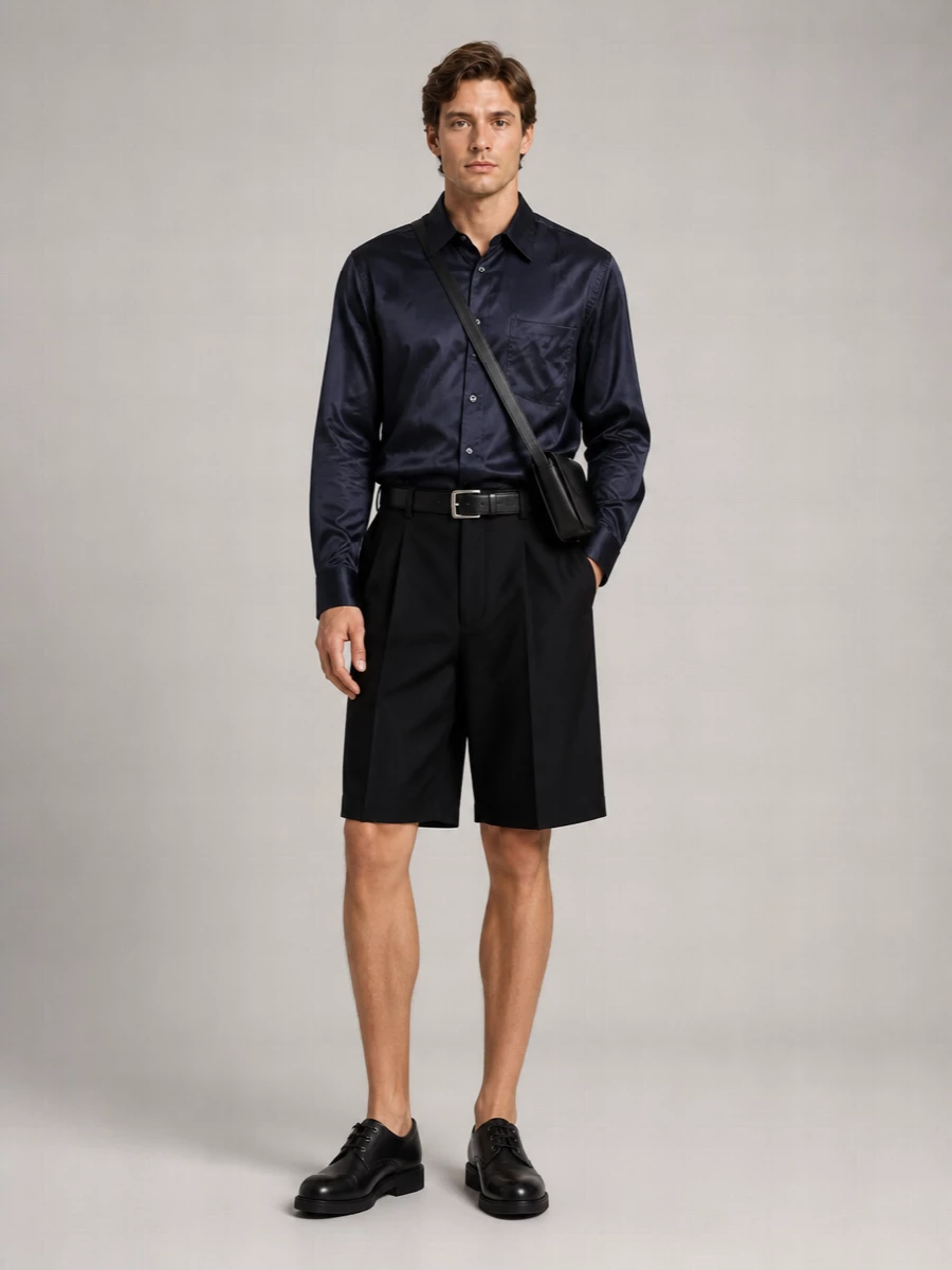 Comme Des Garçons Tailored Bermuda Shorts