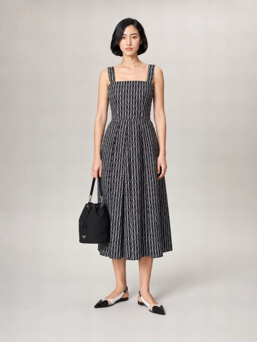 Prada Bucket Recycled Polyamide Bucket Bag