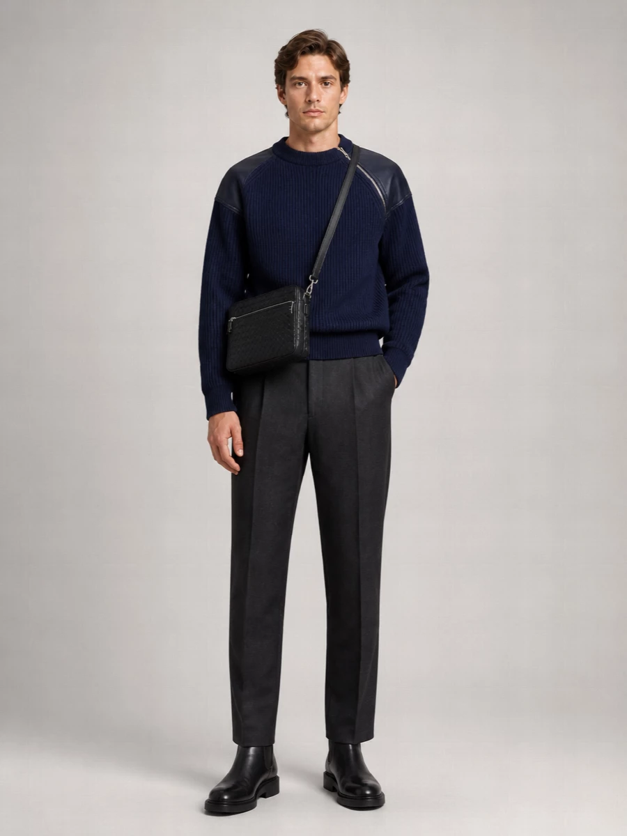 Bottega Veneta Ribbed Merino Wool Sweater
