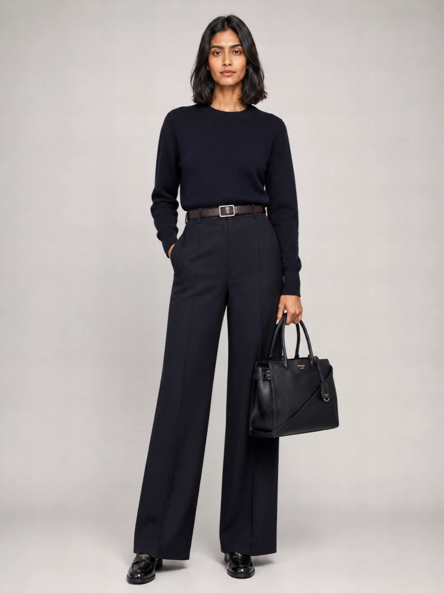 Prada Virgin Wool Crewneck Jumper