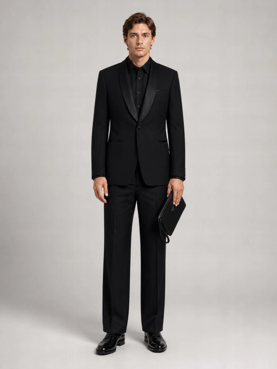 Dries Van Noten Silk Wool Blazer