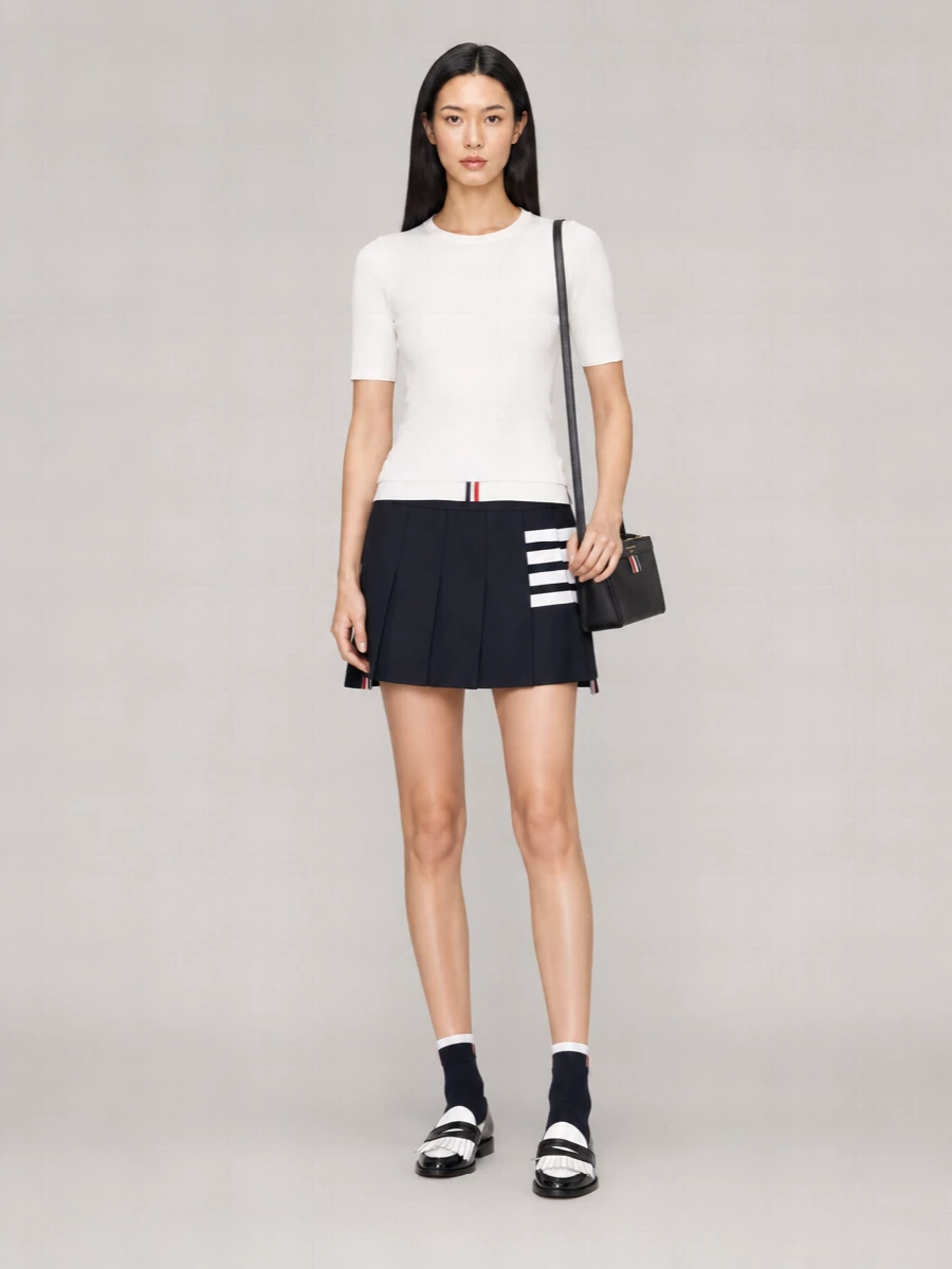 Thom Browne Cotton Piqué Relaxed-Fit Short-Sleeve T-Shirt