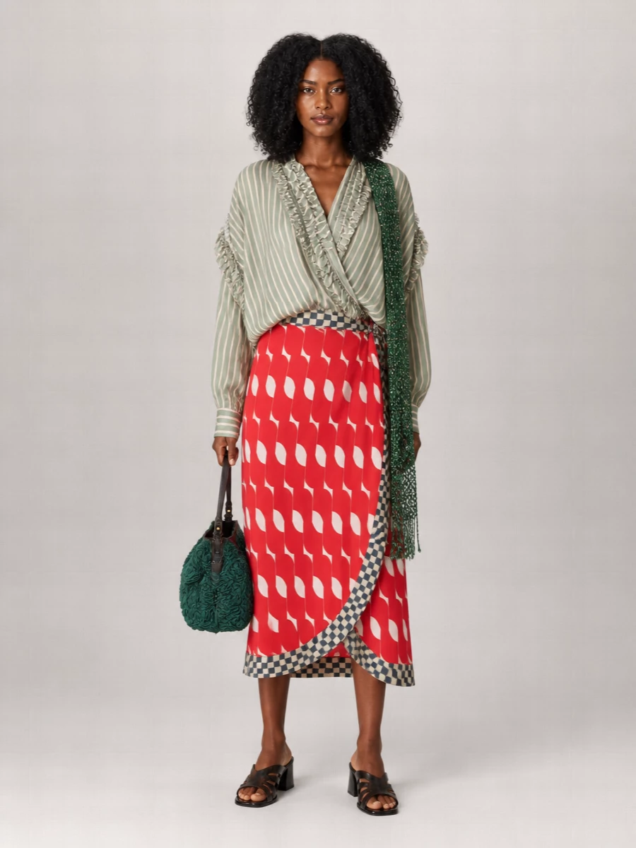 Dries Van Noten Wrap Skirt