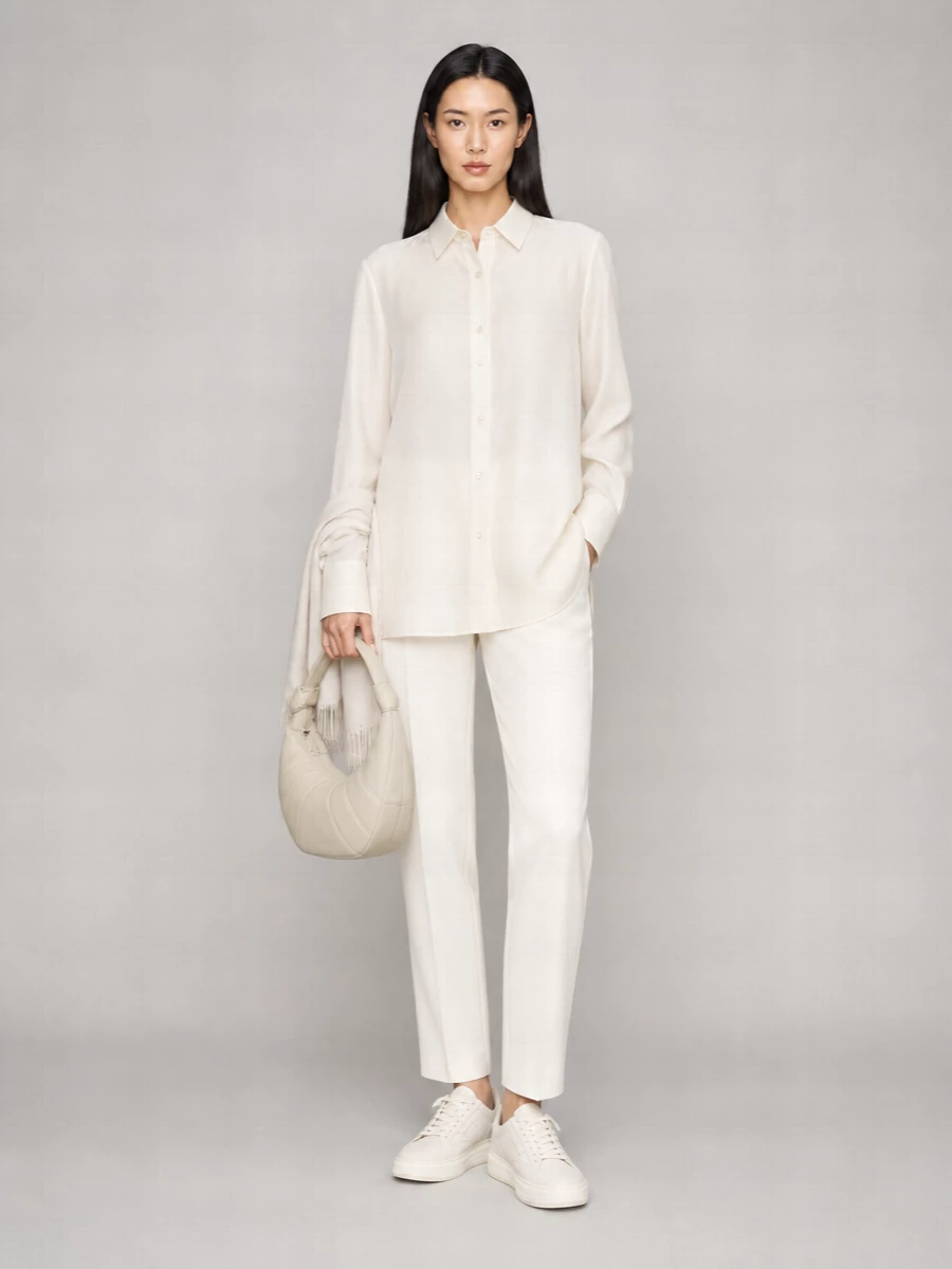 Woolrich Linen Boyfriend Shirt