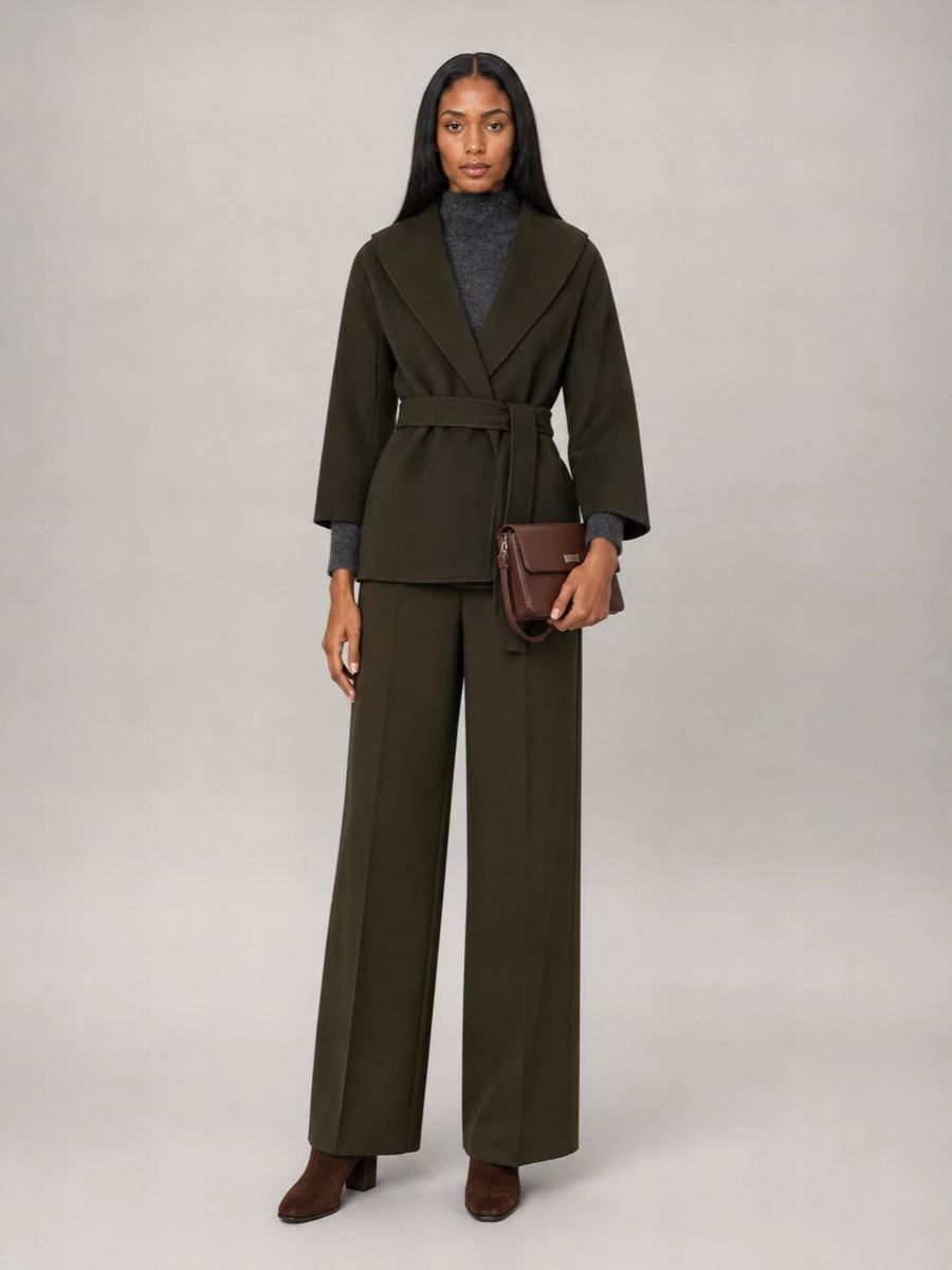 S Max Mara Wool Fitted Jacket