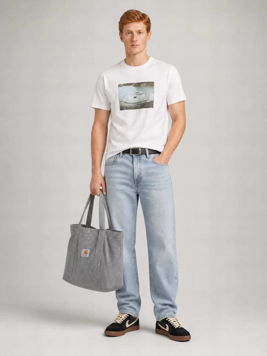 Carhartt Wip Printed Cotton Crew Neck Short-Sleeve T-Shirt