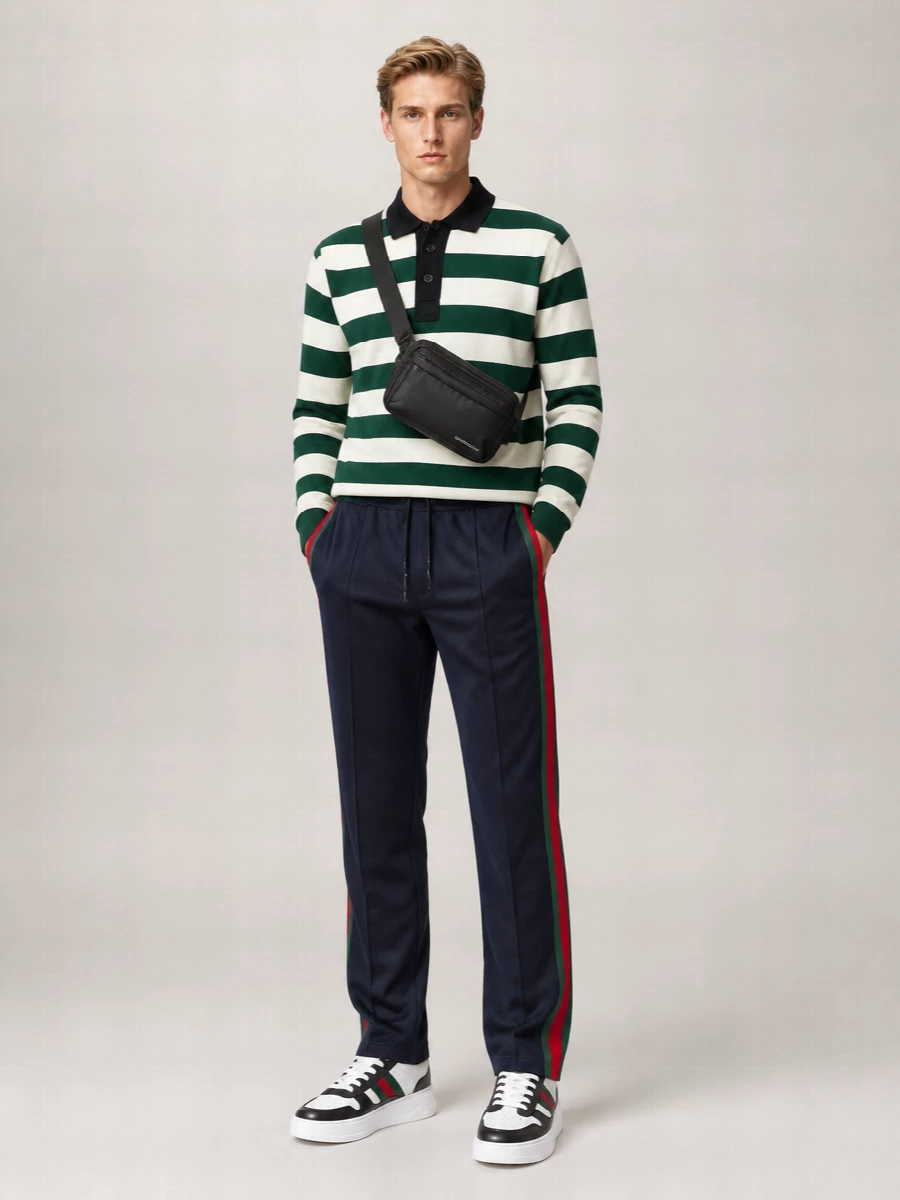 Gucci Leather Low-Top Sneakers