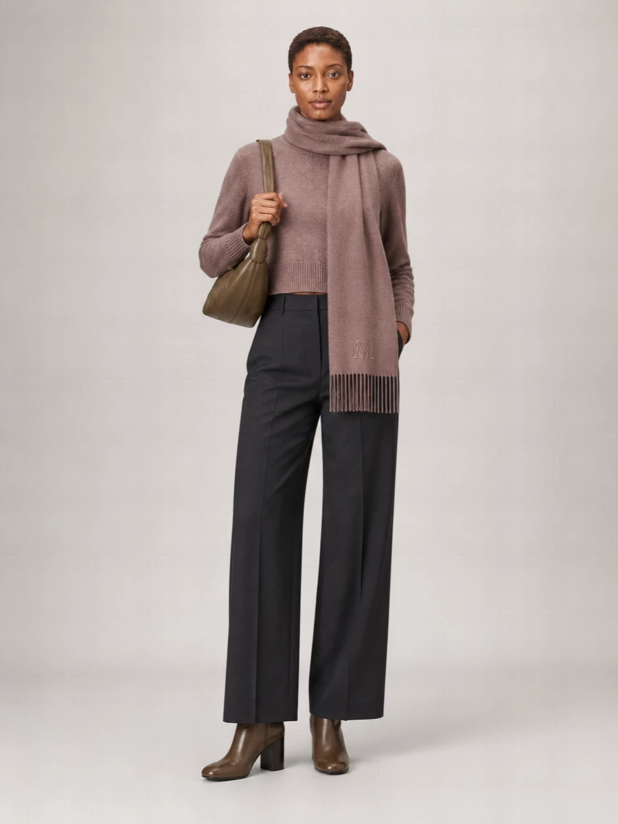 Loulou Studio Wool Cashmere Cropped Sweater