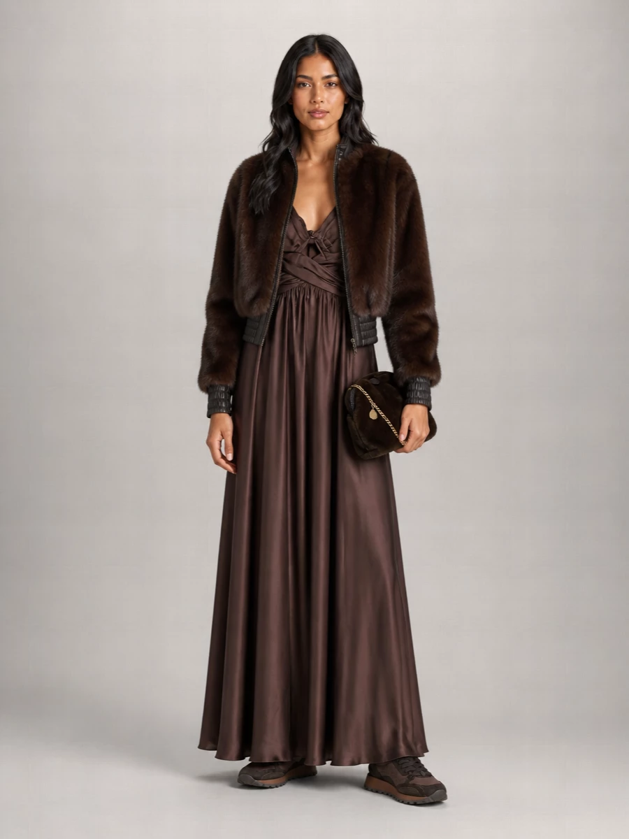 Zimmermann Paneled Faux Fur Jacket