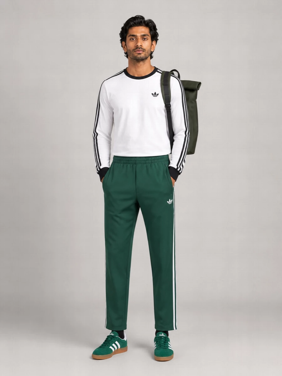 Adidas Straight-Leg Track Pants