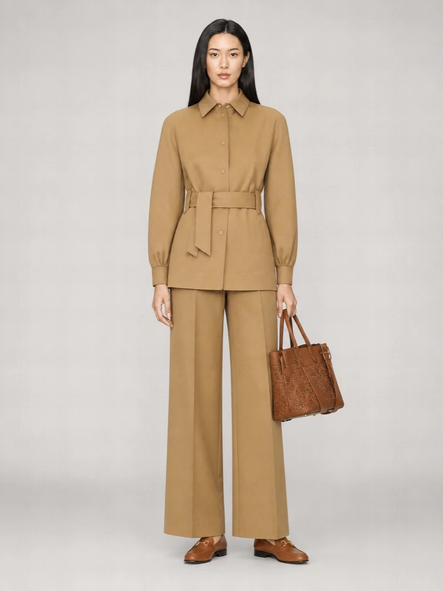 Max Mara Virgin Wool Shirt Jacket