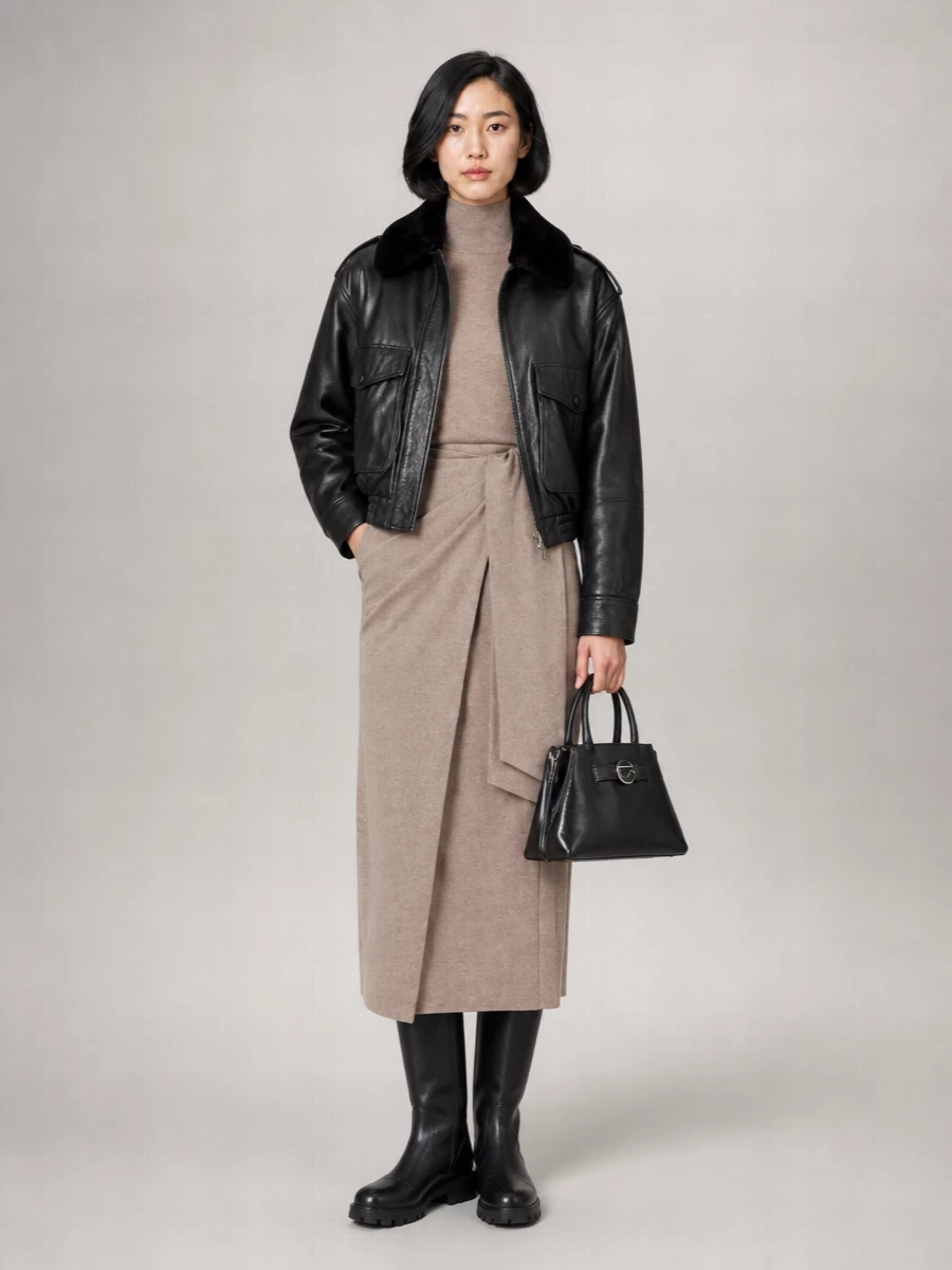 Loulou Studio Leather Jacket