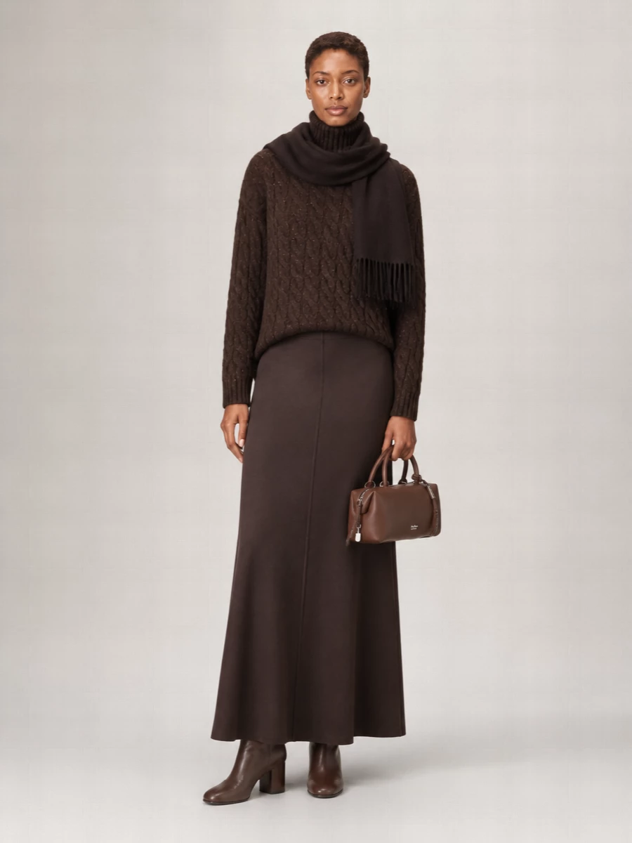 Max Mara Cashmere Wool Turtleneck Long-Sleeve Sweater