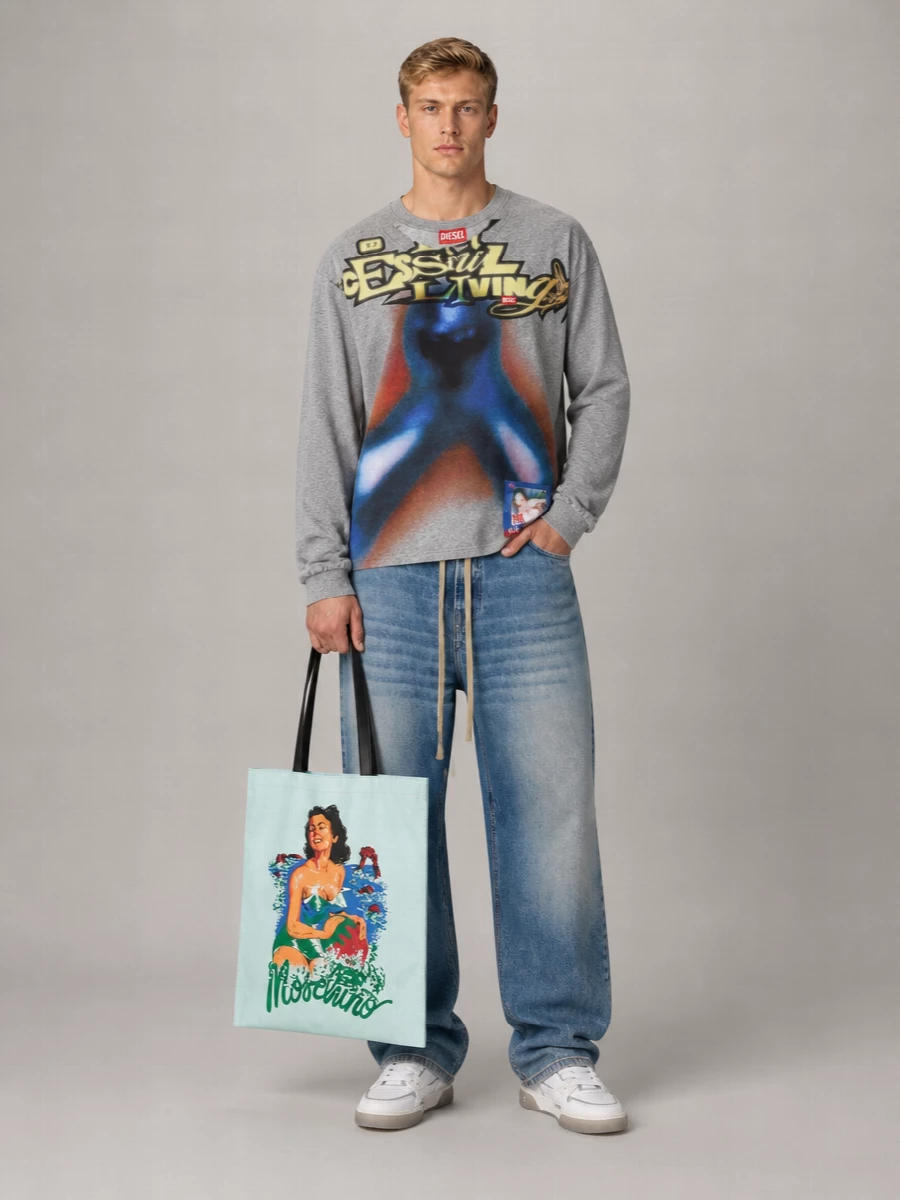 Moschino Printed Tote Bag