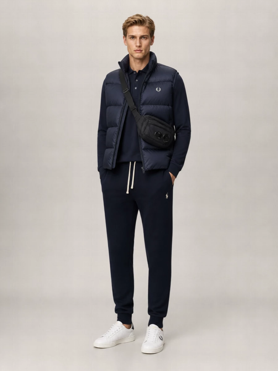 Fred Perry Quilted Padded Gilet