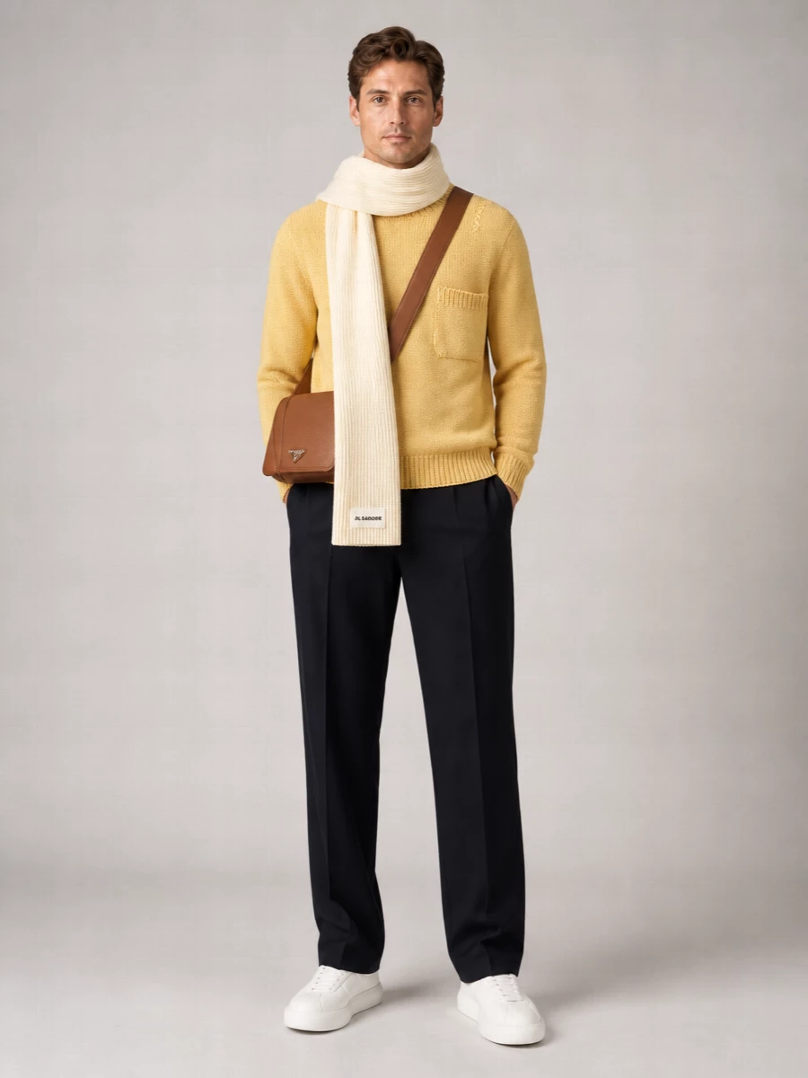Marni Wool Crew-Neck Long-Sleeve Jumper