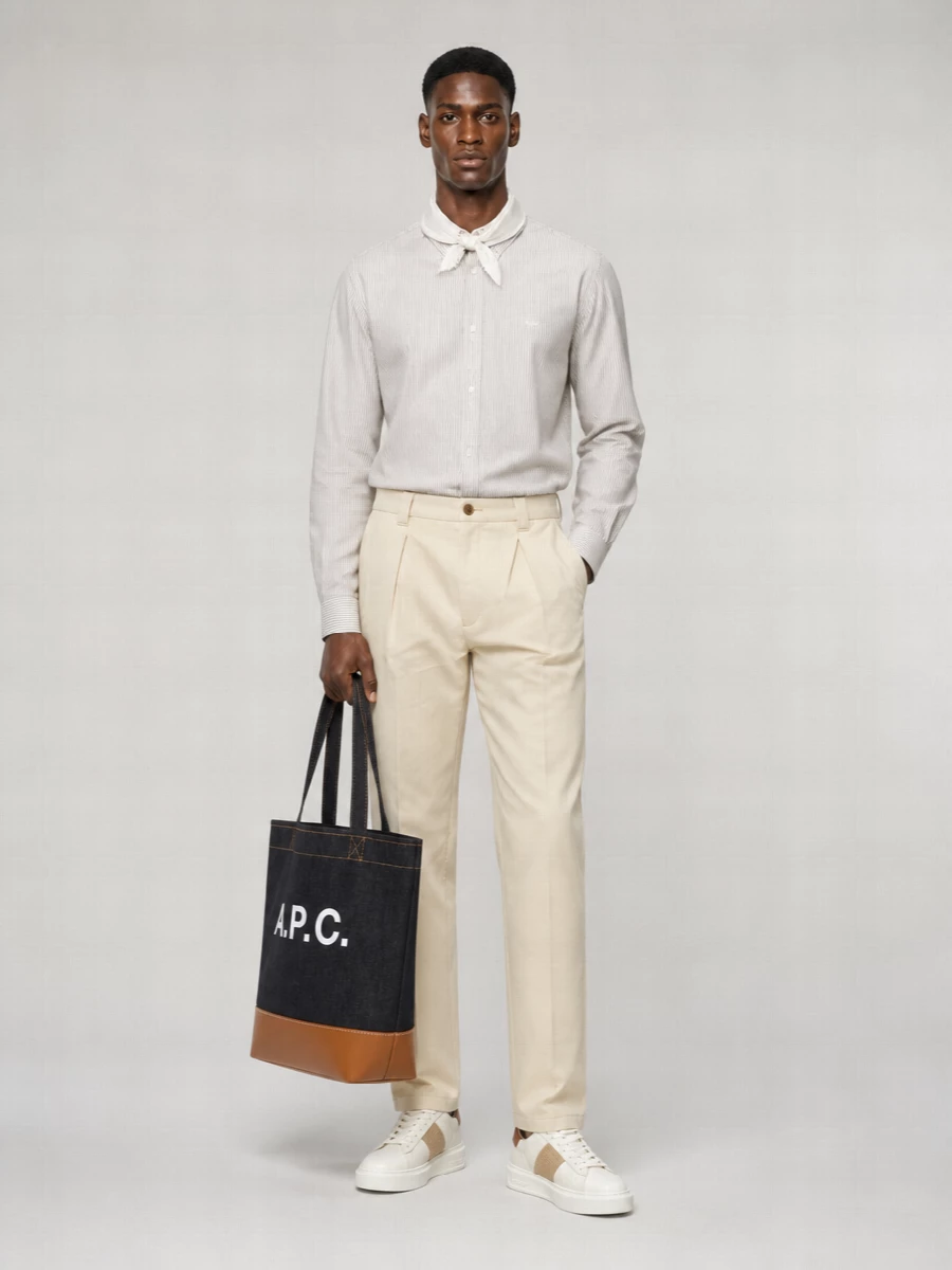 A.p.c. Greg Shirt Long Sleeves Button Down Collar
