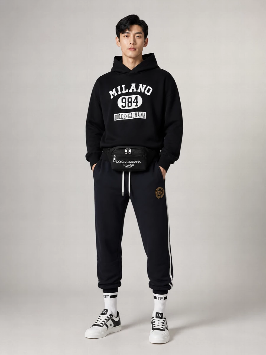 Dolce&Gabbana Cotton Track Pants