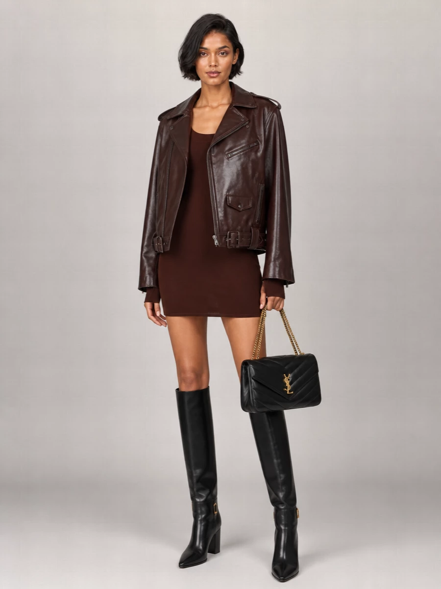 Saint Laurent Loulou Medium Leather Shoulder Bag