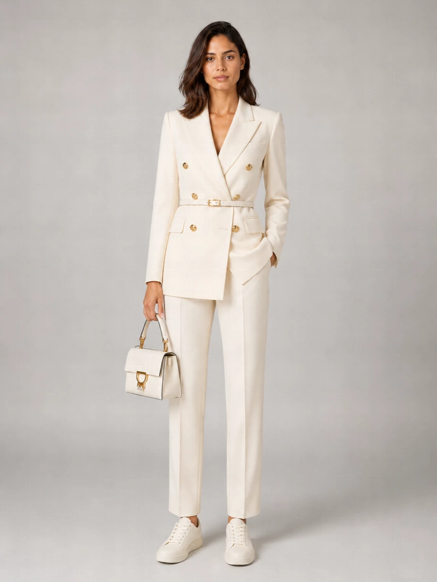 Calvin Klein wool tailored trousers