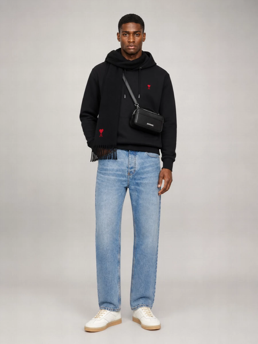 Ami Paris Cotton Hoodie