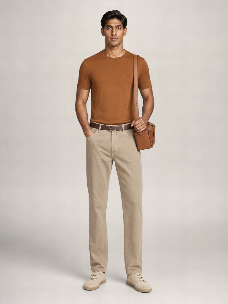 Zegna Cotton Logo T-Shirt