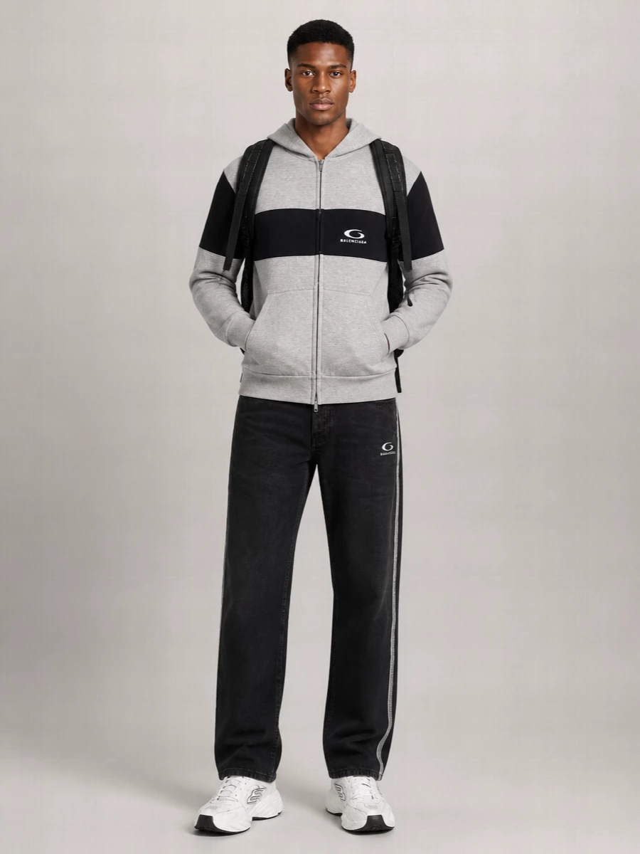 Balenciaga Cotton Hooded Jacket