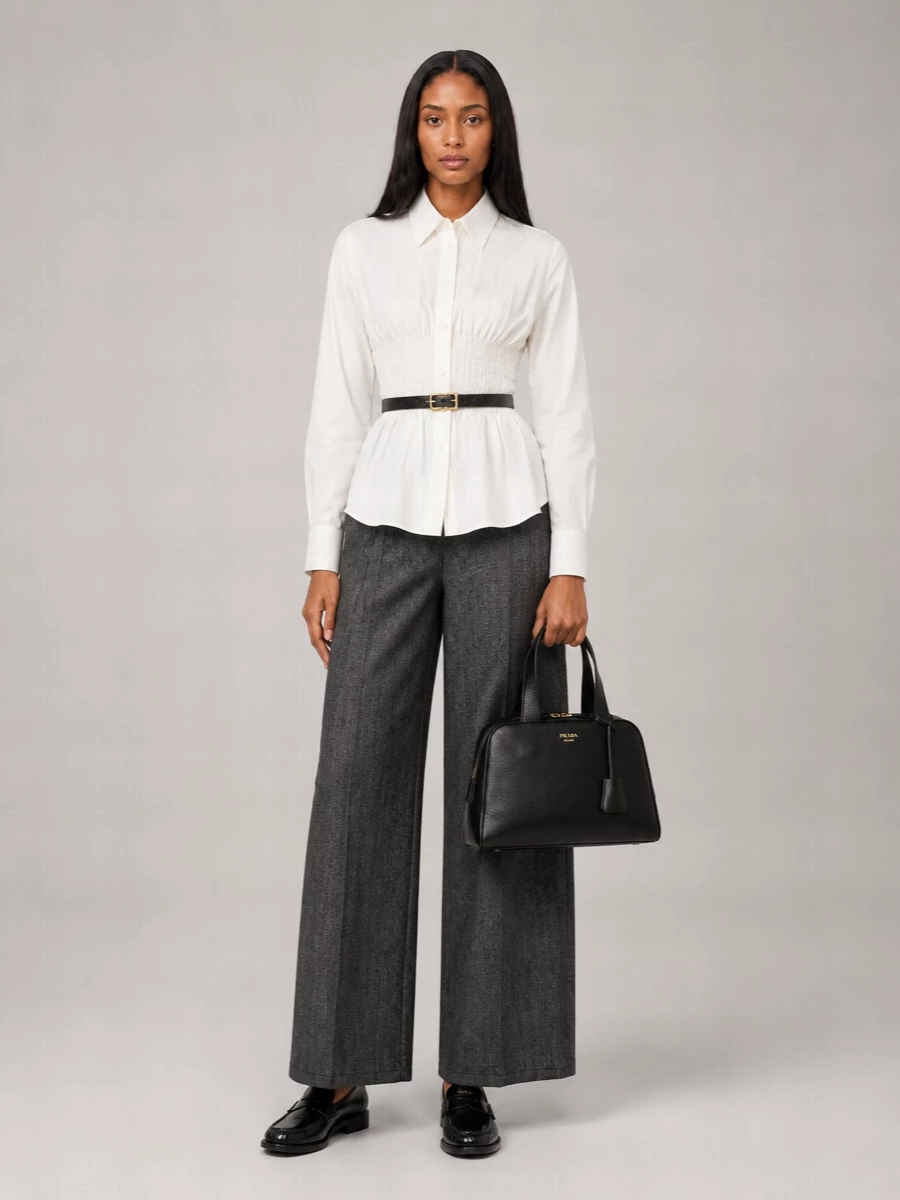 Prada wide-leg trousers