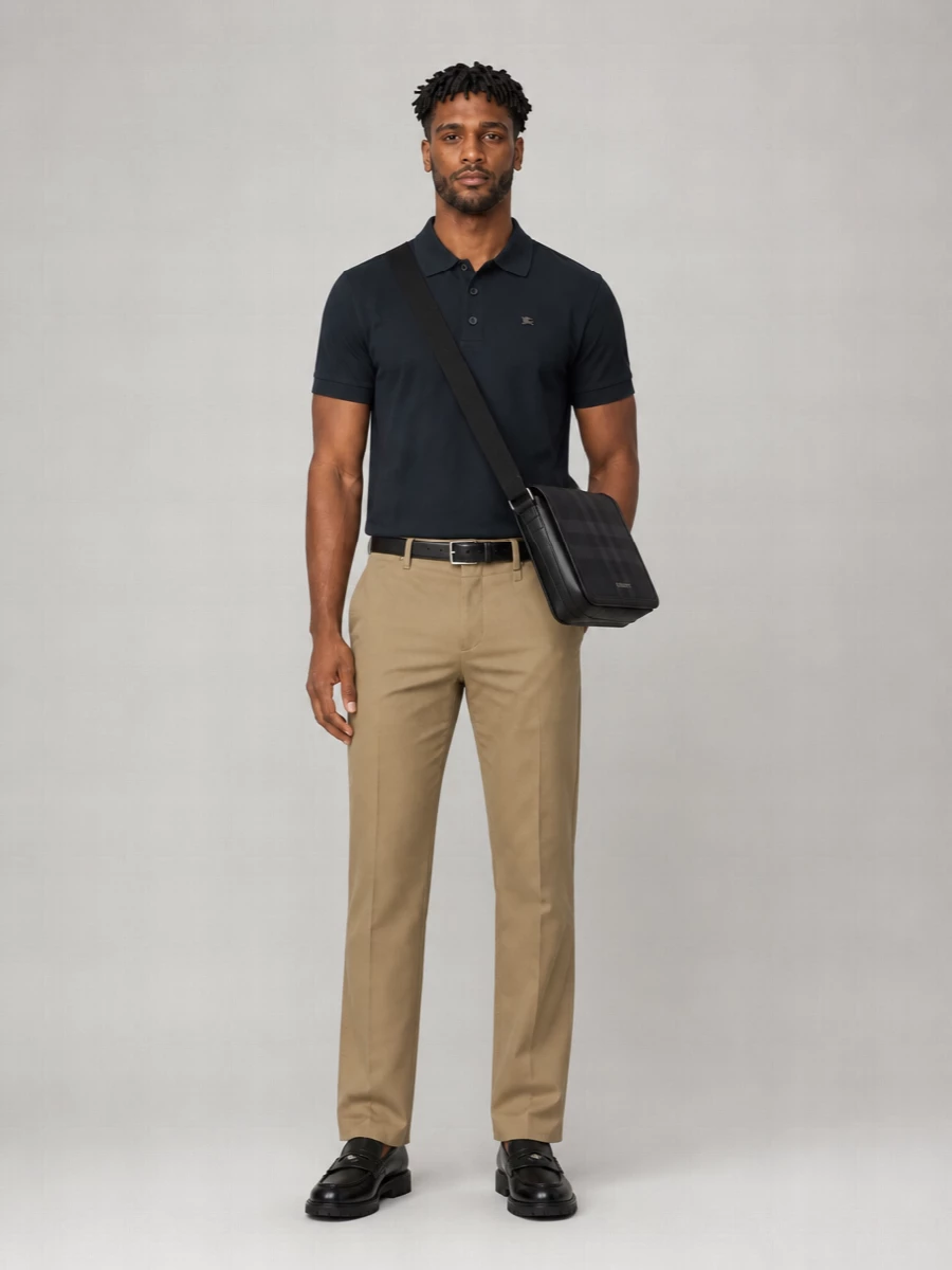 Burberry Cotton Short-Sleeve Polo Shirt