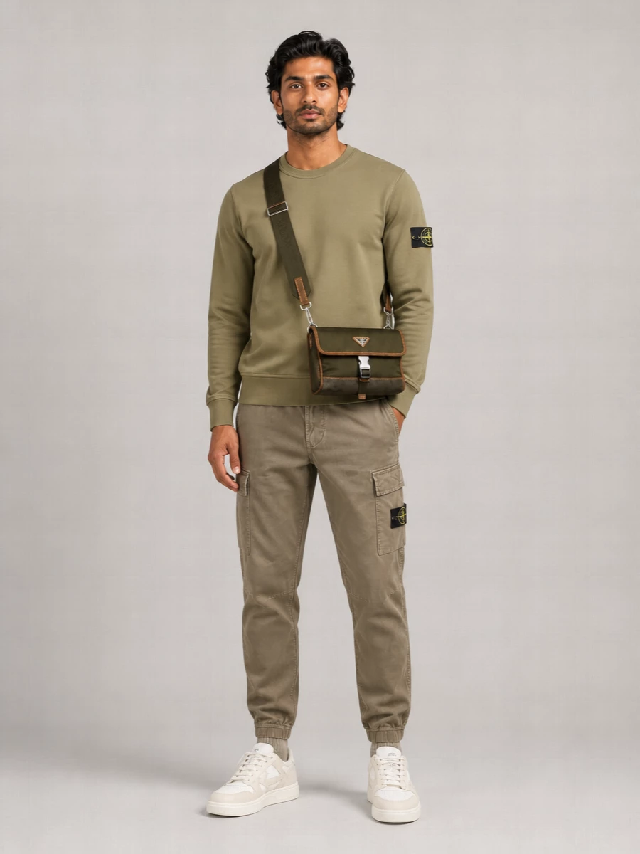 Stone Island Cotton Crewneck Sweatshirt