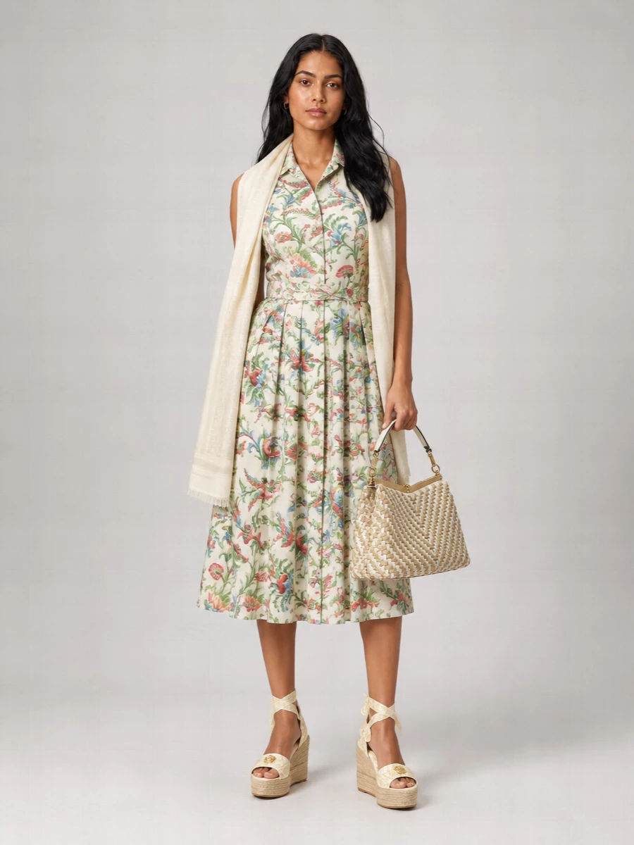 Etro Cotton Midi Dress