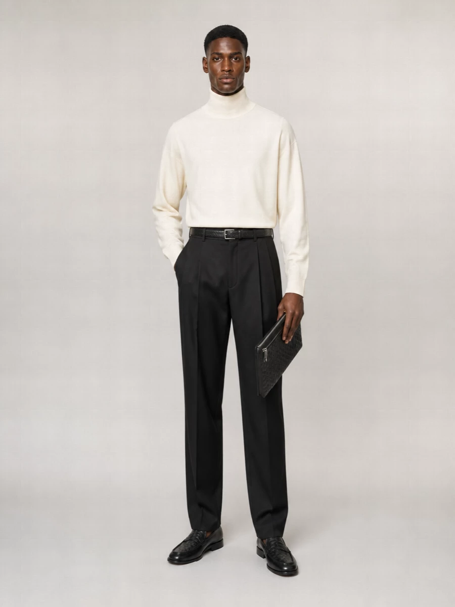 Bottega Veneta Silk Tailored Trousers