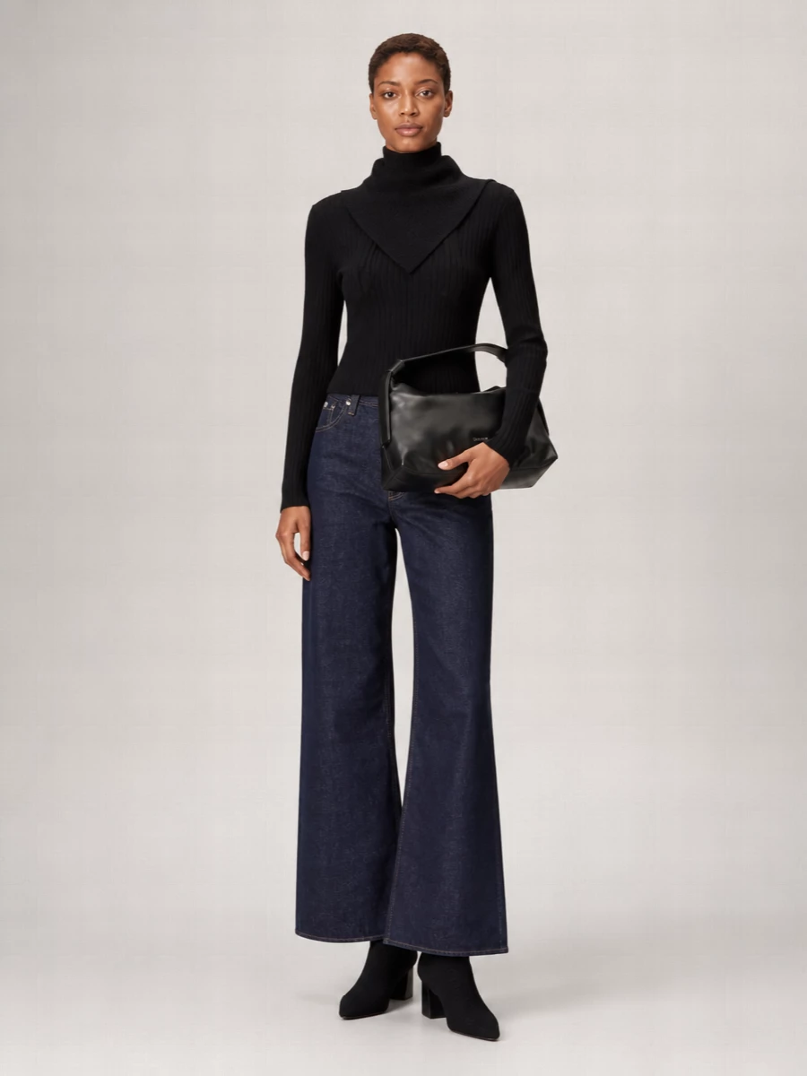 Jacquemus Ribbed Wool Hooded Scarf