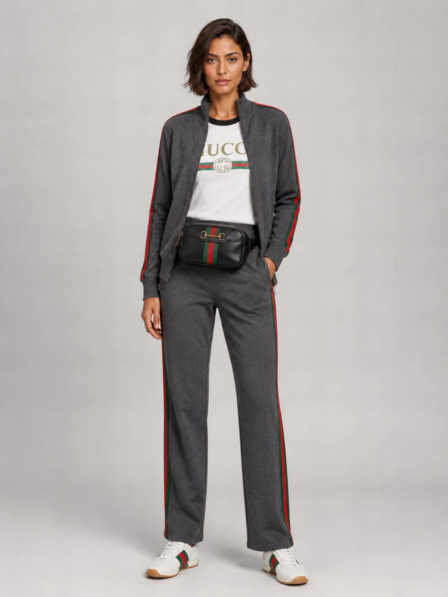 Gucci Leather Low-Top Sneakers