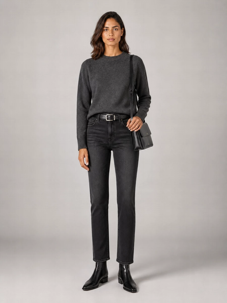 7 For All Mankind Denim Straight-Leg Jeans