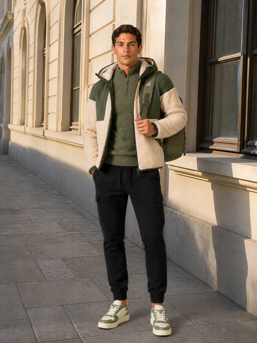 K way jacket boss joggers tommy sneakers