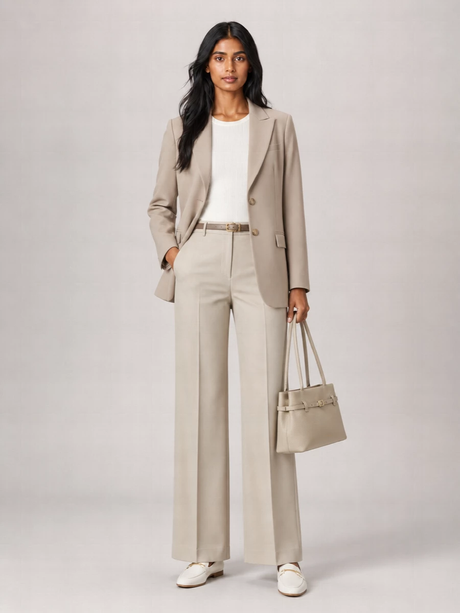 Pt Torino Wool Wide-Leg Trousers