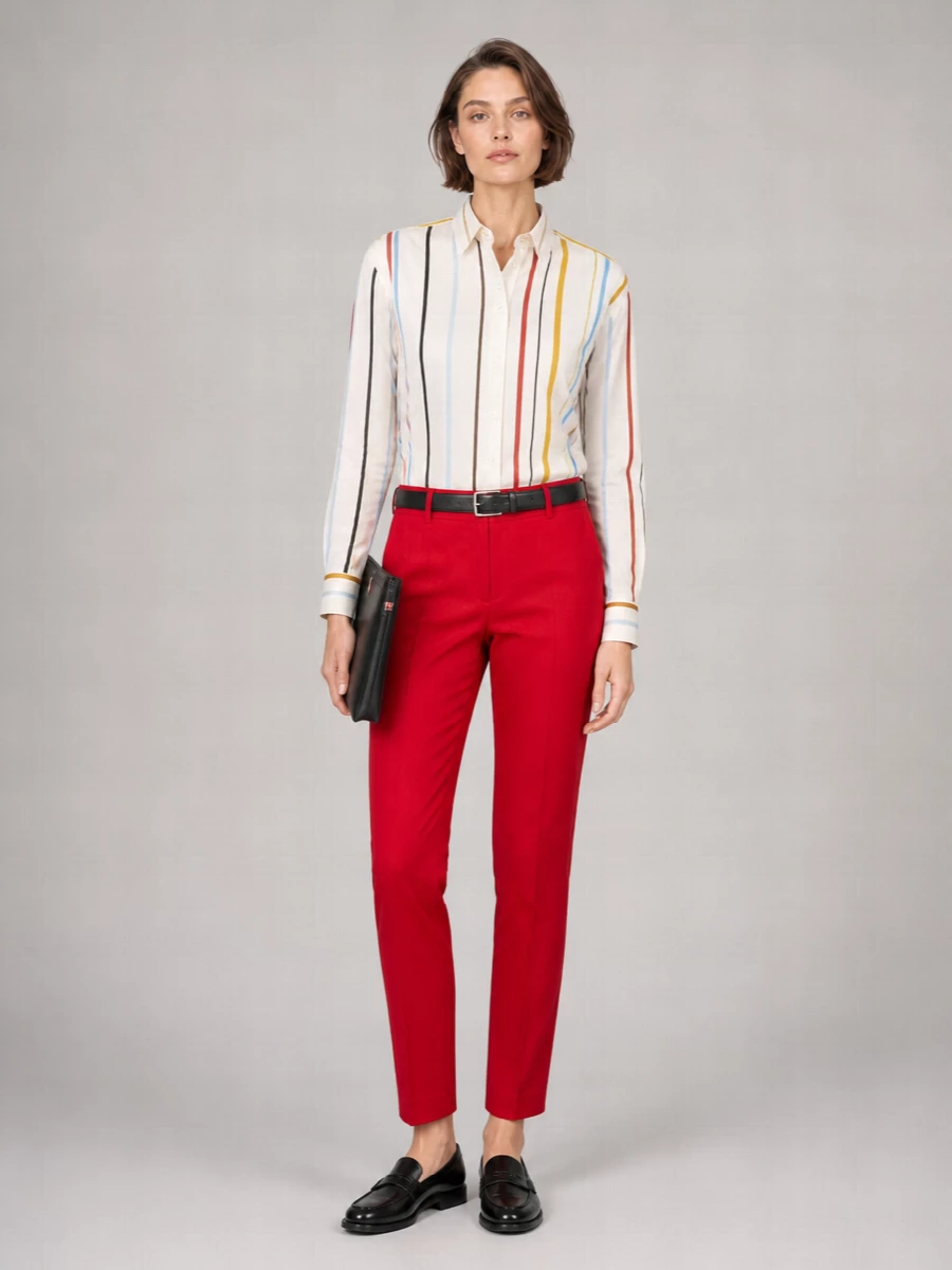 Paul Smith Linen Slim-Fit Trousers