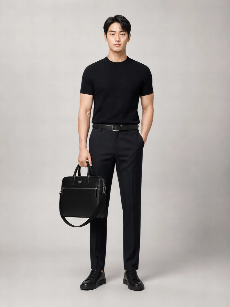 Emporio Armani Crewneck Wool Sweater