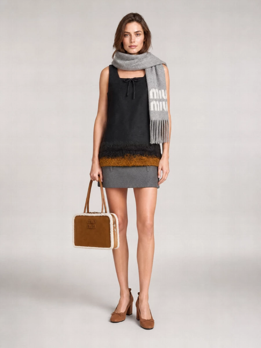Miu Miu cashmere mini dress