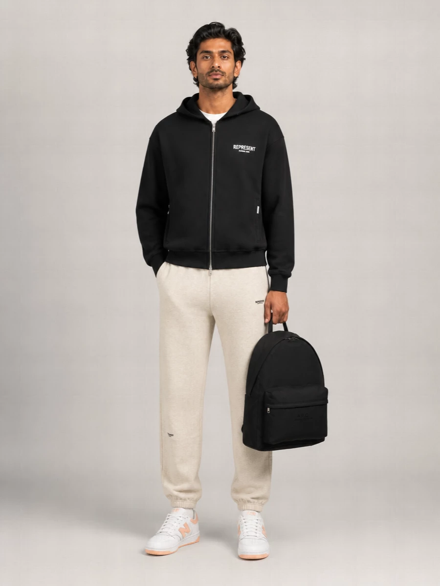 Represent Cotton Relaxed-Fit Sweatpants